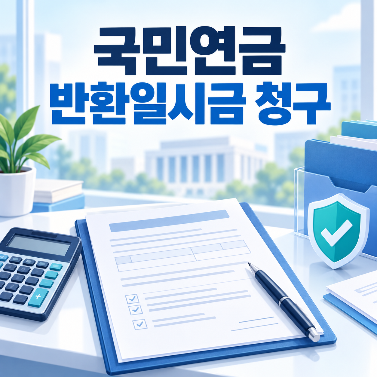 국민연금 반환일시금 청구 요건과 신청방법·필요서류 확인 가이드
